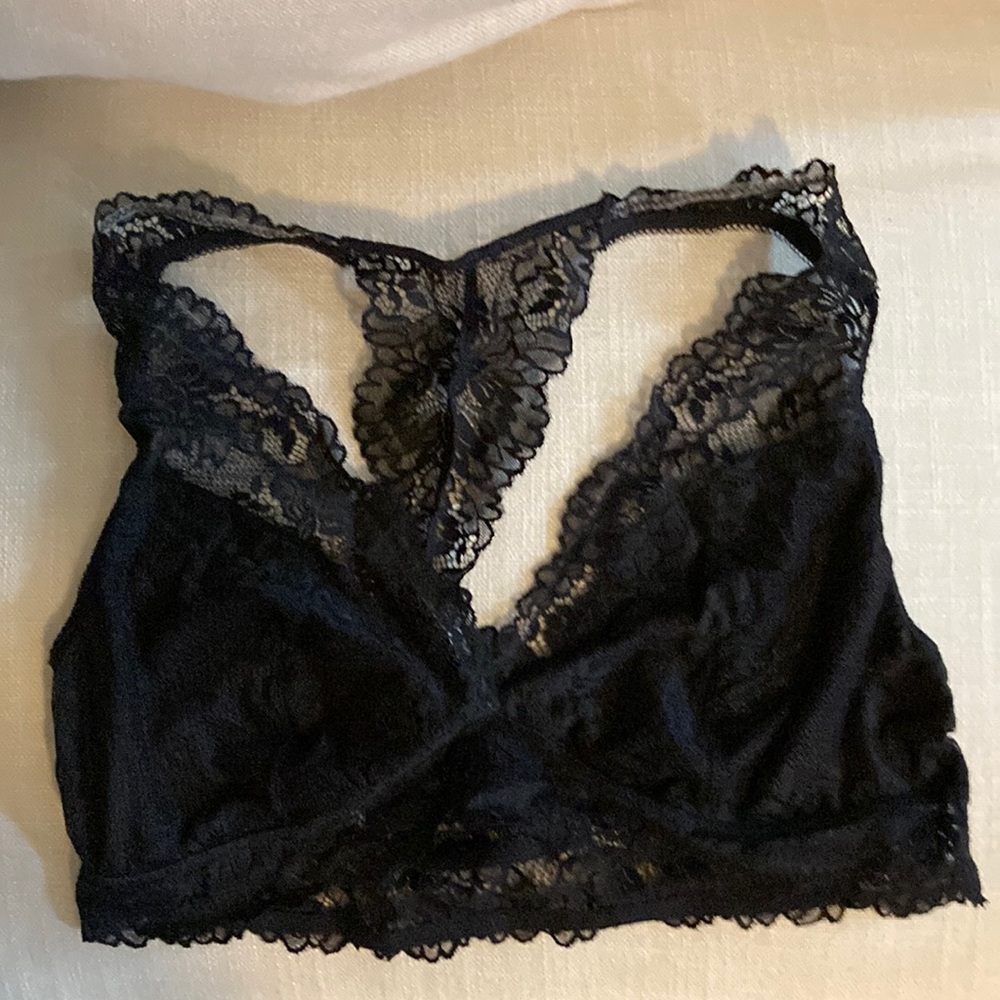 Lace racer back